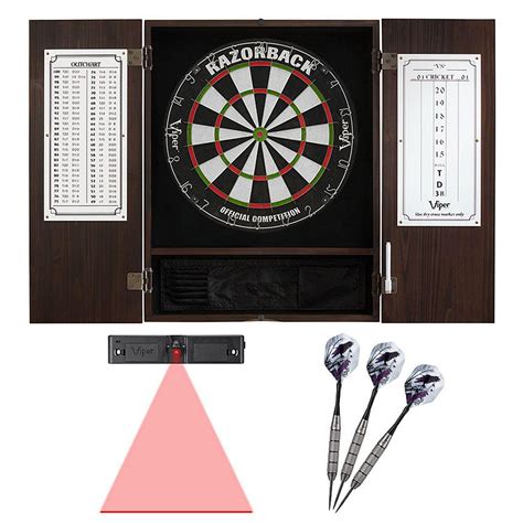 zoom viper stadium steel tip cabinet and dartboard set review|steel tip dart boards.